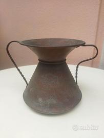 Conca antica anfora rame