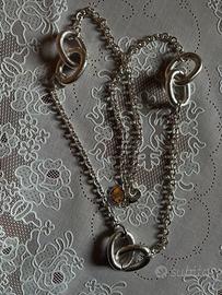 Collana lunga con anelli Unoaerre