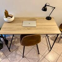 Scrivania 120x60 cm – colore rovere – come nuova