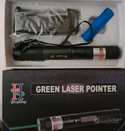 PUNTATORE LASER VERDE PROFESSIONALE 303