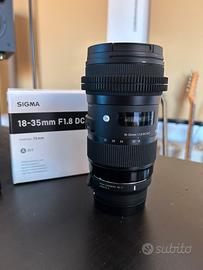 Sigma 18-35 f1.8 + mc 11