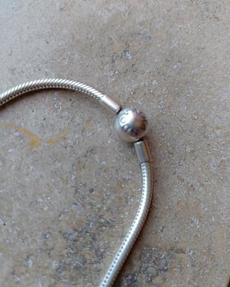 Collana Pandora maglia snake in argento 925".
