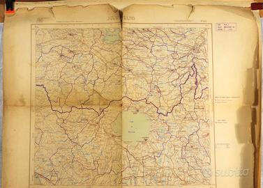 CartaGeogr."I.G.M."BRACCIANO F°.143 del 1/1/1968