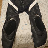 pantalone in pelle alpinestars tg 54
