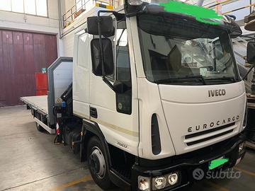 Iveco Eurocargo 75E17 Con Gru Guida Libera