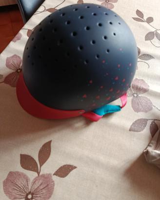 Casco Equitazione Decathlon Fouganza S 52-55cm )