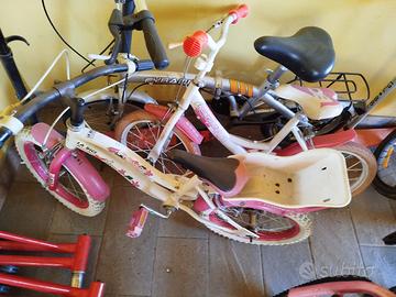 bici bambine da sistemare 