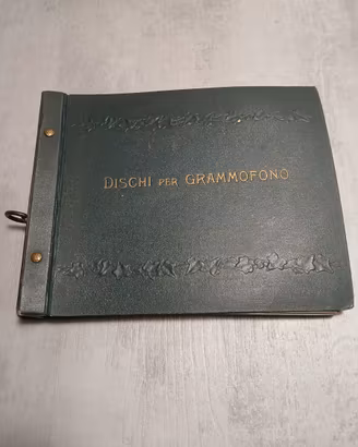 DISCHI 78 giri in album d'epoca!