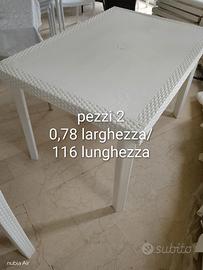 tavoli sedie da esterno 