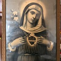 Quadro antico Santa Caterina da Siena