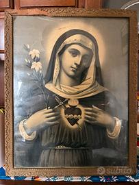 Quadro antico Santa Caterina da Siena