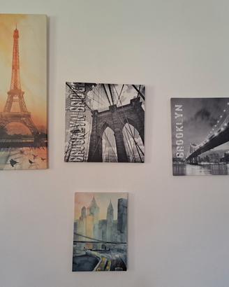 Quadri Londra, Parigi e New York 