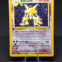 POKEMON - ALAKAZAM 1/102 – Set BASE HOLO - 1a EDIZ
