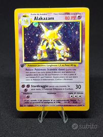 POKEMON - ALAKAZAM 1/102 – Set BASE HOLO - 1a EDIZ