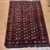 TAPPETO ARTIGIANALE ROSSO 180 X 128
