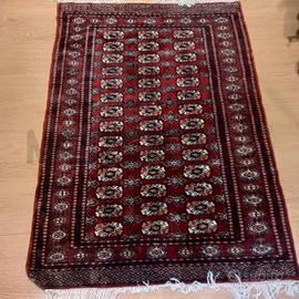 TAPPETO ARTIGIANALE ROSSO 180 X 128