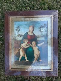 Quadro madonna con bambini