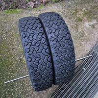 2 gomme tacchettate PIRELLI 145/13 - 145/80/13