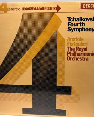 vinile della Quarta Sinfonia di Tchaikovsky.