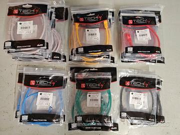 Cavi LAN Patch RJ45 Cat6 UTP rame puro