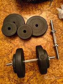 Set Manubri Homcom 30kg 2x15kg