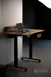 Scrivania ErgoHide elettrica regolabile 120x80 cm