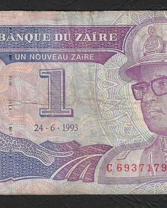 Zaire - banconota circolata da 1 Zaire P-52a