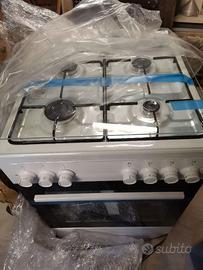 Beko, forno a gas con forno elettrico, 60x60 cm.