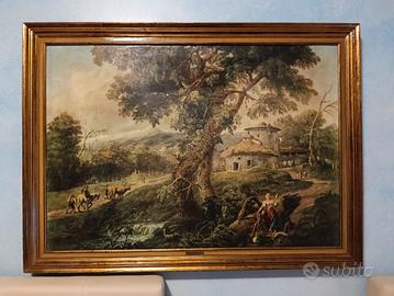 Arte Quadro antico tela paesaggio 
G. Diziani 