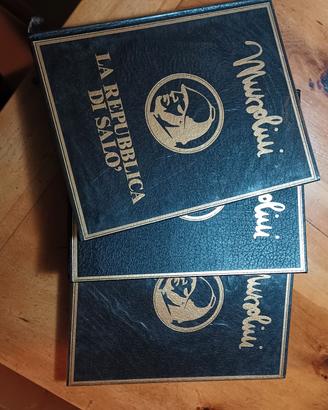 BENITO MUSSOLINI biografia 3 volumi 1986