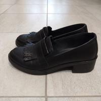 MOCASSINI SCARPE DONNA NERE ENVALS TAGLIA 37
