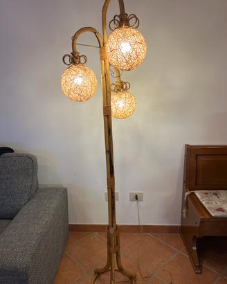 Lume in vimini  alto 175cm