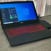 Notebook pc portatile gaming MSI GL62M i7 + ssd