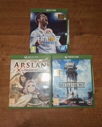 Giochi Xbox one Fifa18 - S.W. Battlefront - Arslan