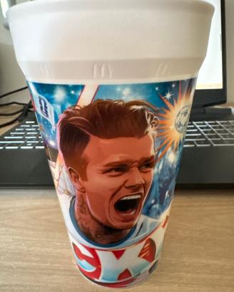 Bicchiere mc donald David Beckam