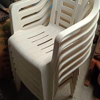 sedie in plastica da giardino