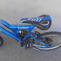 bicicletta blu  tiger 