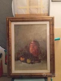 quadro natura morta olio su tela