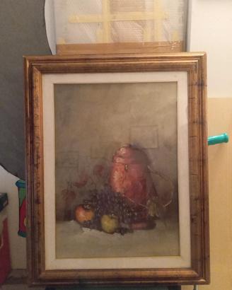 quadro natura morta olio su tela