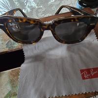 rayban da sole marroni