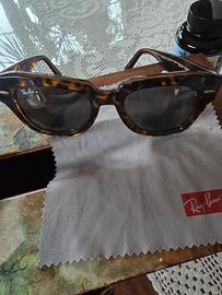 rayban da sole marroni