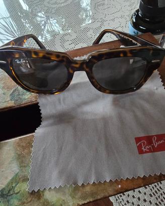 rayban da sole marroni