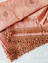 Copriletto damascato vintage 