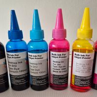 kit Refill 6 colori x cartucce stampanti