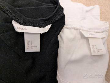 2 Magliette allattamento taglia S. h&m