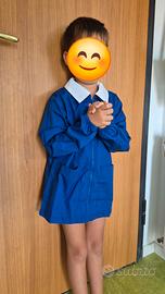 Grembiule primaria blu OVS 7-8 anni nuovo