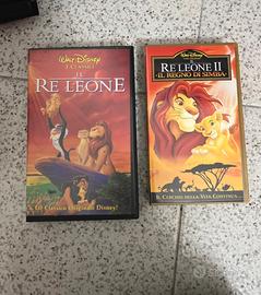 Videocassette VHS Il Re Leone + Il Re Leone II