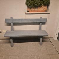 panchina  in legno 