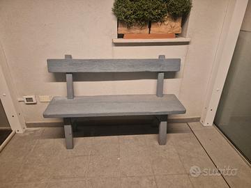 panchina  in legno 