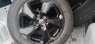 4 cerchioni gommati invernali toyota rav 4